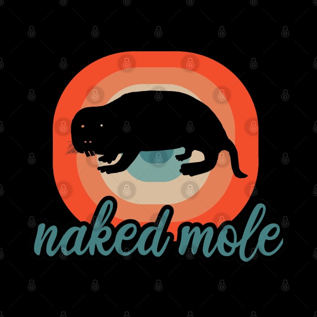 Naked mole rat freaking love sand digger motif by FindYourFavouriteDesign