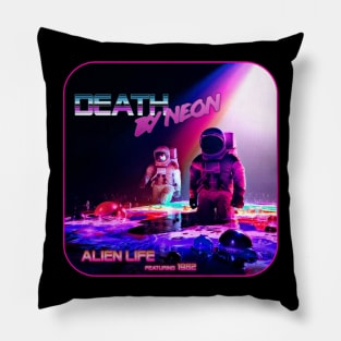 Death By Neon Official logo design - album cover Alien Life feat 1982 Pillow