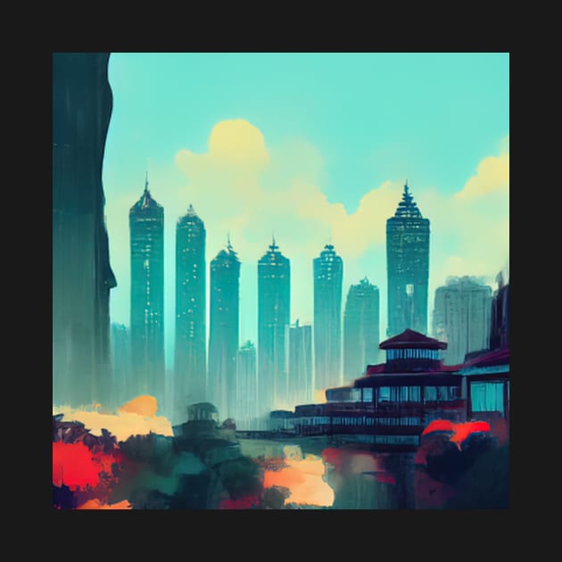 Guangzhou | Comics style by ComicsFactory