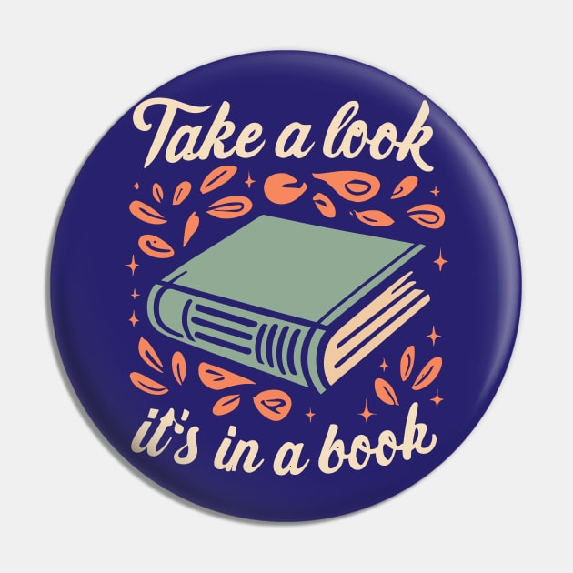 Take a Look, it's In a Book Pin by A Floral Letter Capital letter A | Monogram, Sticker