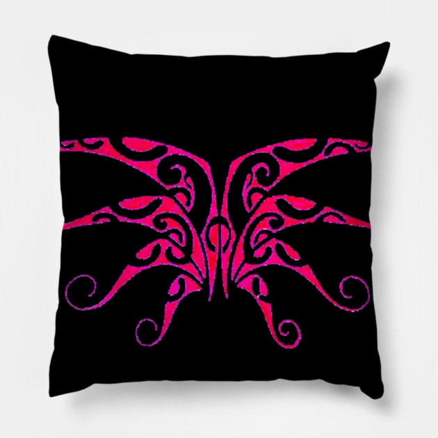 Tatoo art 4 (pink version) Pillow by Havai'iART&WOOD