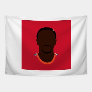 Sadio Mane Minimalistic Face Art Tapestry