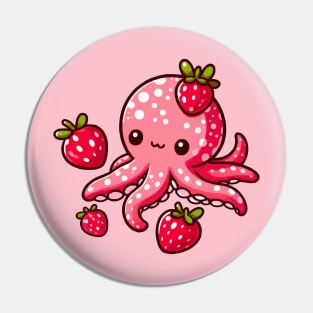 cute octo-berry pink Pin