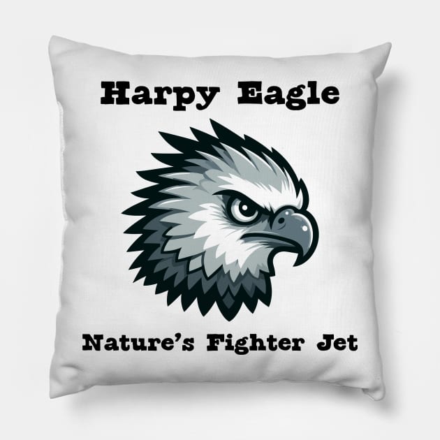 Harpy Eagle Pillow by dinokate