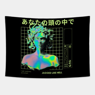 I wish I could show you my heart - vaporwave medusa Tapestry