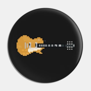 Pixel Slack Goldtop Guitar Pin