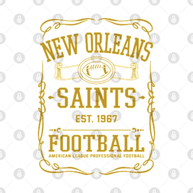 Vintage Saints American Football by carlesclan