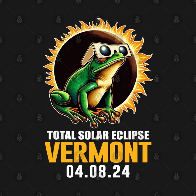 Total Solar Eclipse 2024 Frog Solar Eclipse Vermont by Bluzzkar