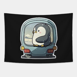 cute baby penguin Tapestry