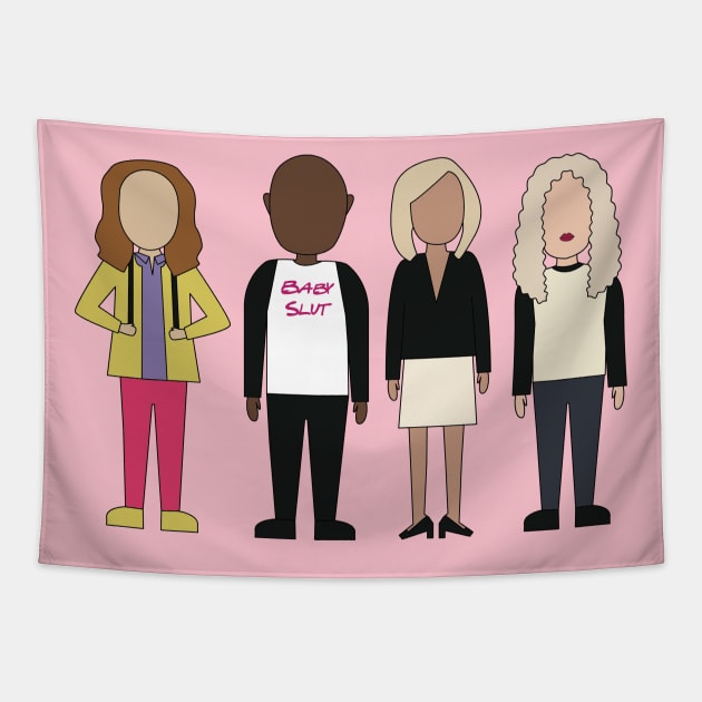 Unbreakable Kimmy Schmidt Tapestry by BasicBeach