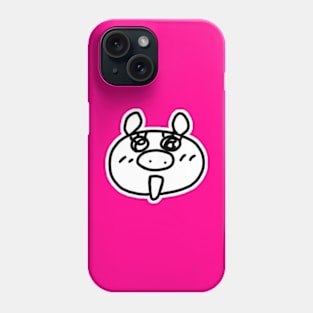 Grateful Boo the kawaii pig. Phone Case