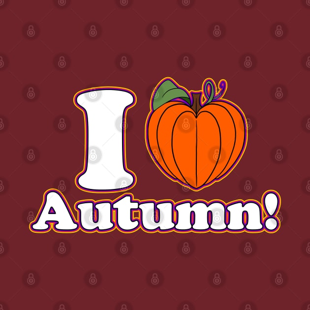 I [Love] Autumn! - Tricolored Outline by K-Tee's CreeativeWorks