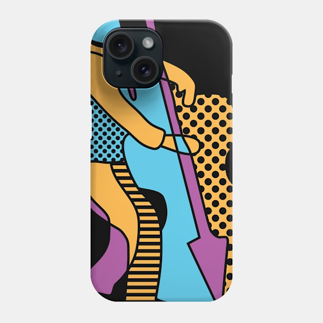 Bassman Modern Art Phone Case by jazzworldquest