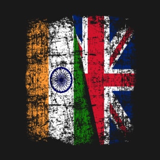 India Union Jack Flag - British Indian T-Shirt