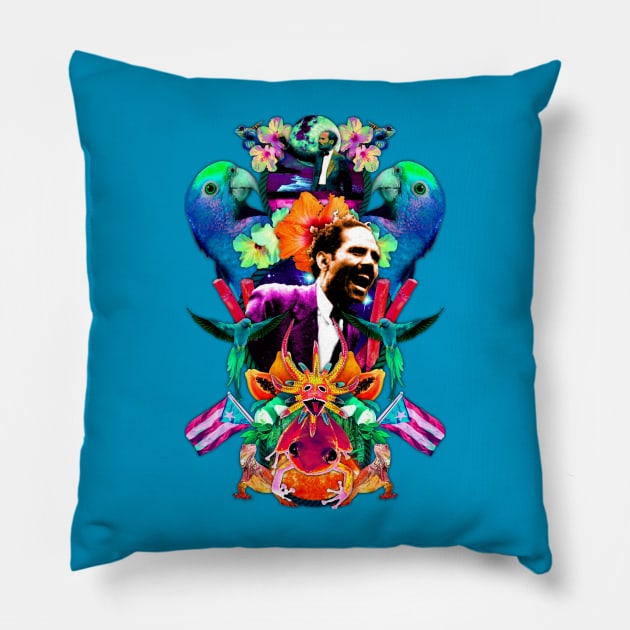 CROW - Viva Puerto Rico Libre Pillow by CROW Store