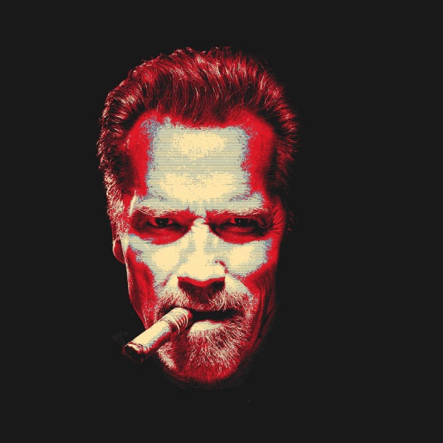 Arnold Schwarzenegger. by TEEVEETEES