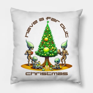 Alien Christmas Pillow