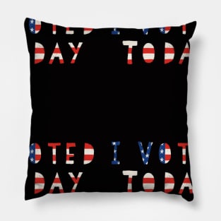 I Voted Today Small Pillow