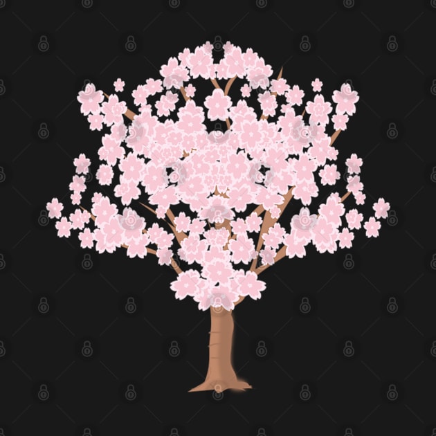 Cherry blossom tree by BadDrawnStuff