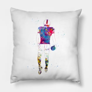 American Football Player Pillow