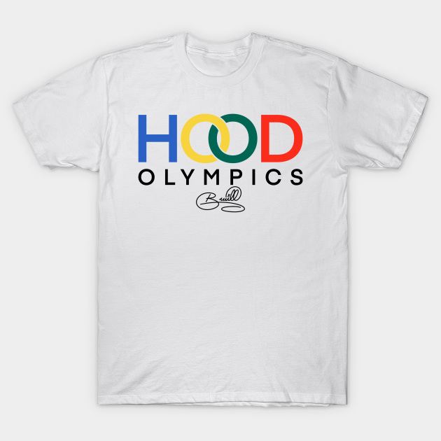 Hood Olympics Logo - Black Artwork - T-Shirt