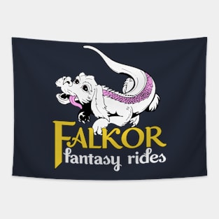 Falkor the Luck Dragon Fantasy Rides Tapestry