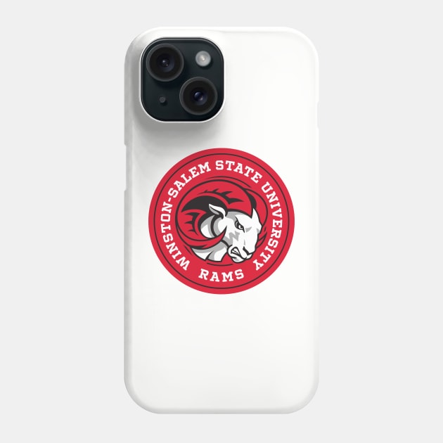 Winston-Salem State University - Circle Phone Case by Josh Wuflestad