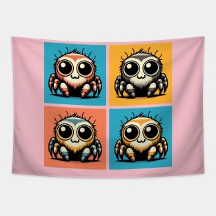 Pop Jumping Spider - Cool Spider Tapestry