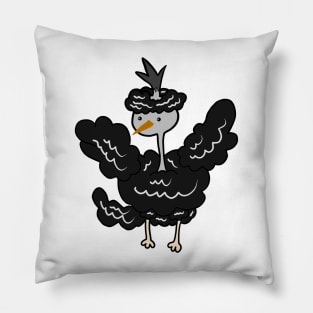 The black thunder bird Pillow