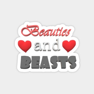 Beauties and Beasts Logo (Version 2) Magnet