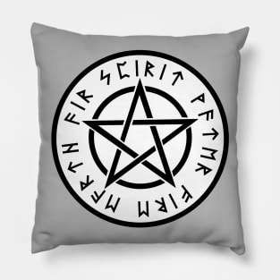 Runic pentagram Pillow