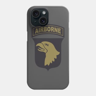 101st Airborne Division Patch (subdued) Phone Case