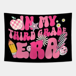 In My Third Grade Era Back To School 3Rd Grade Retro Groovy Tapestry