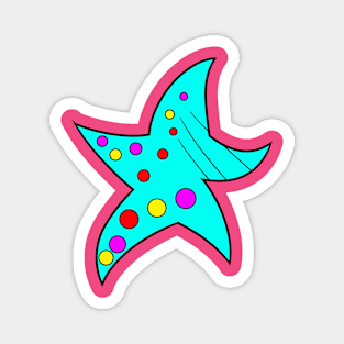 Aqua Starfish Magnet