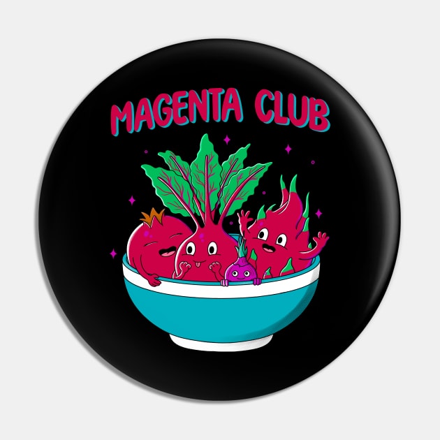 Magenta Club Pin by Kimprut