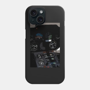 cockpit helicopter Phone Case