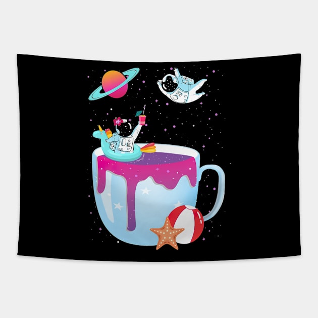 Space vacation Tapestry by ThomaneJohnson