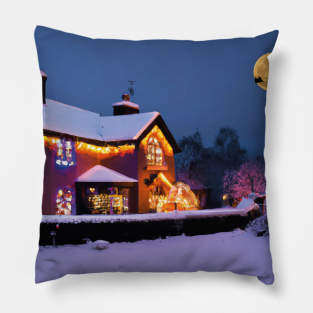 White Christmas Pillow