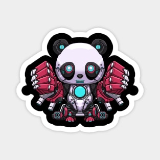 Chibi Panda Bot Magnet