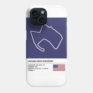 Laguna Seca Raceway [info] Phone Case