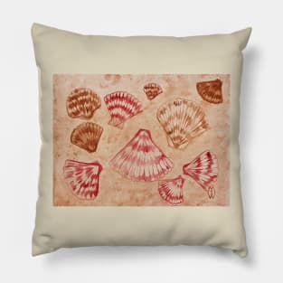 Scallop Seashells Pillow