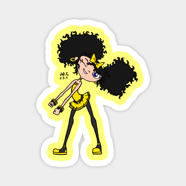 Izzy Yellow Magnet by TeeJay93