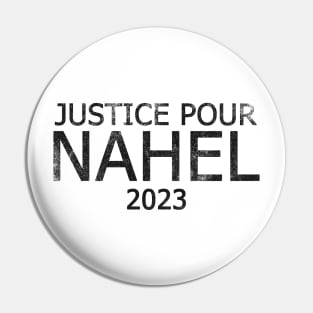 VINTAGE JUSTICE POUR NAHEL 2023 Pin