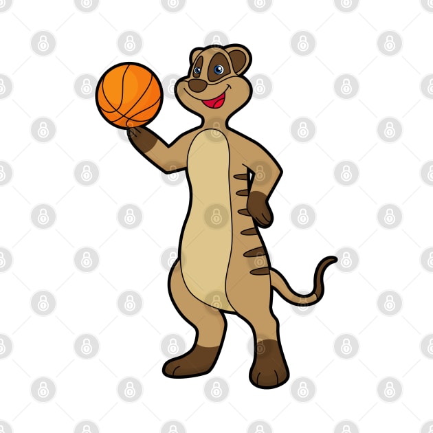 Meerkat at Basketball Sports by Markus Schnabel