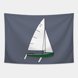 Flying Scot Sailboat Tapestry