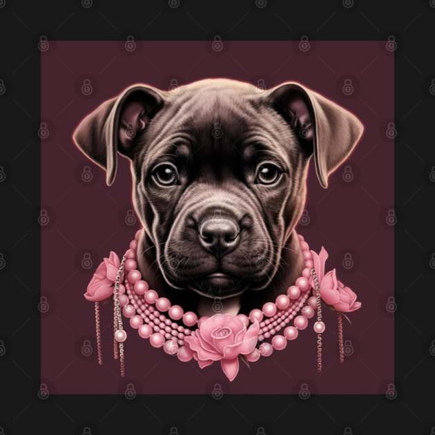 Elegant Staffy by Enchanted Reverie