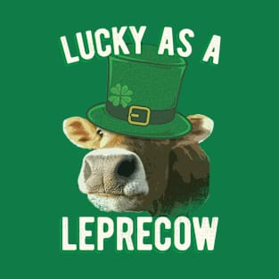 St. Patrick's Day  Irish Party Cow Leprechaun Mash-Up St, Paddy's T-Shirt