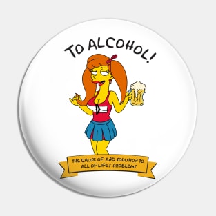 Redhead Duffgirl Pin