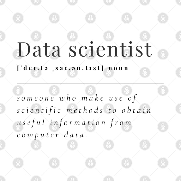 Data Scientist Definition by SamSamDataScience