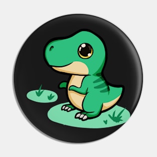 Cute Baby T-Rex, Dino, Dinosaur, Tyrannosaurus Pin